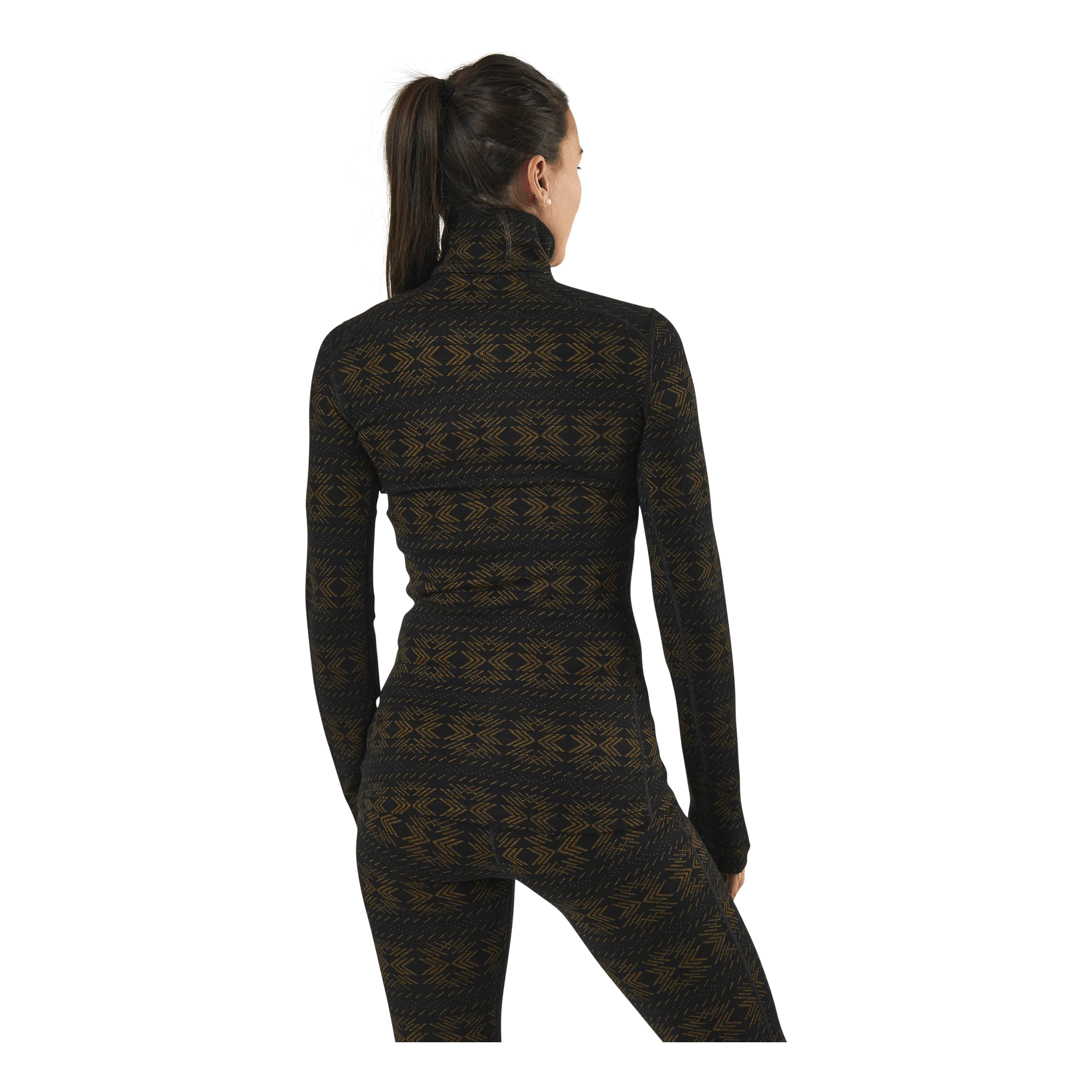 250 Vertex LS Half Zip Crystalline Black