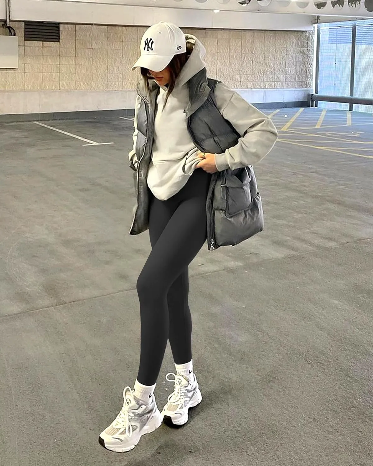 3 Packs Leggings with Pockets for Women, High Waisted Tummy Control Workout Yoga Pants