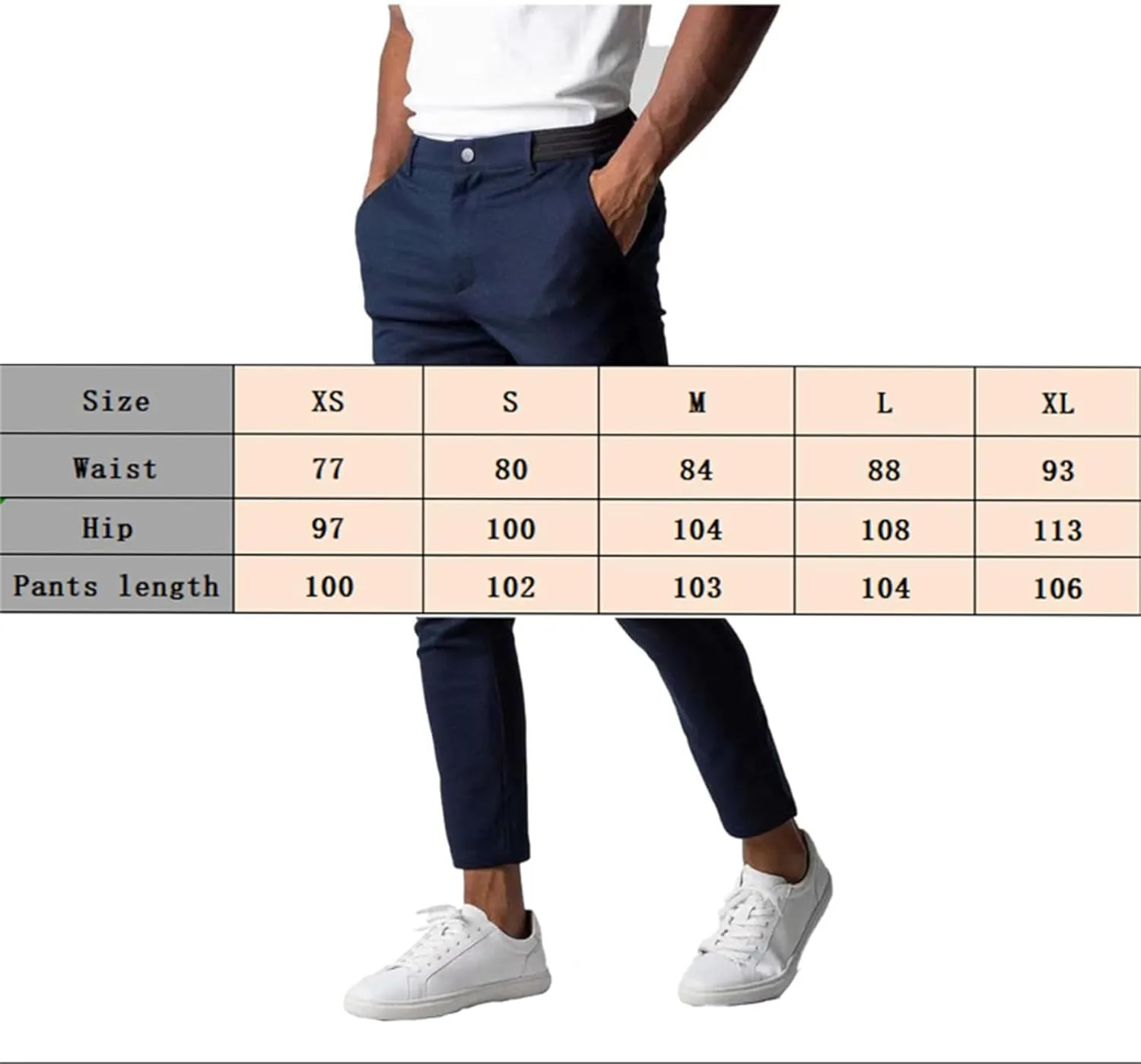 Active Chinos, Chinoss Pantss Men Slim Fit Active Khaki Pants Mens, Elasticity Slim Fit Chinos Pants for Men