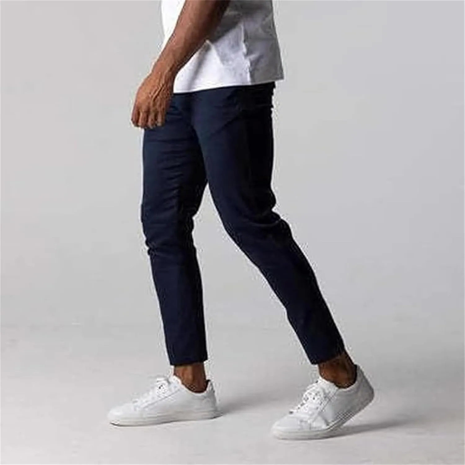 Active Chinos, Chinoss Pantss Men Slim Fit Active Khaki Pants Mens, Elasticity Slim Fit Chinos Pants for Men