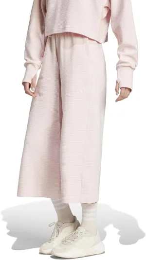 adidas Women's All Szn Ribbed 7/8 Length Wide Leg Pants