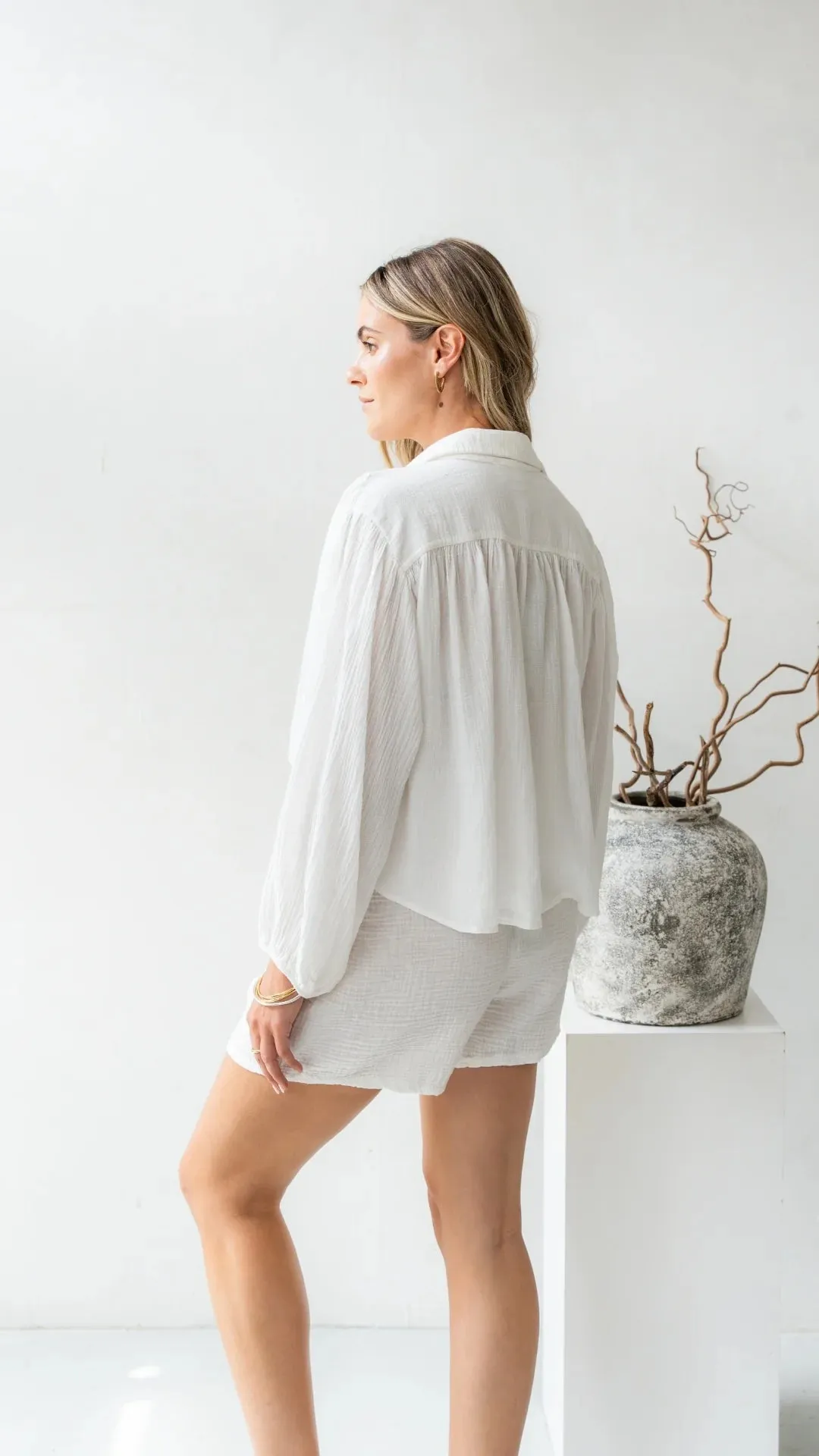 Aida Shirt-White