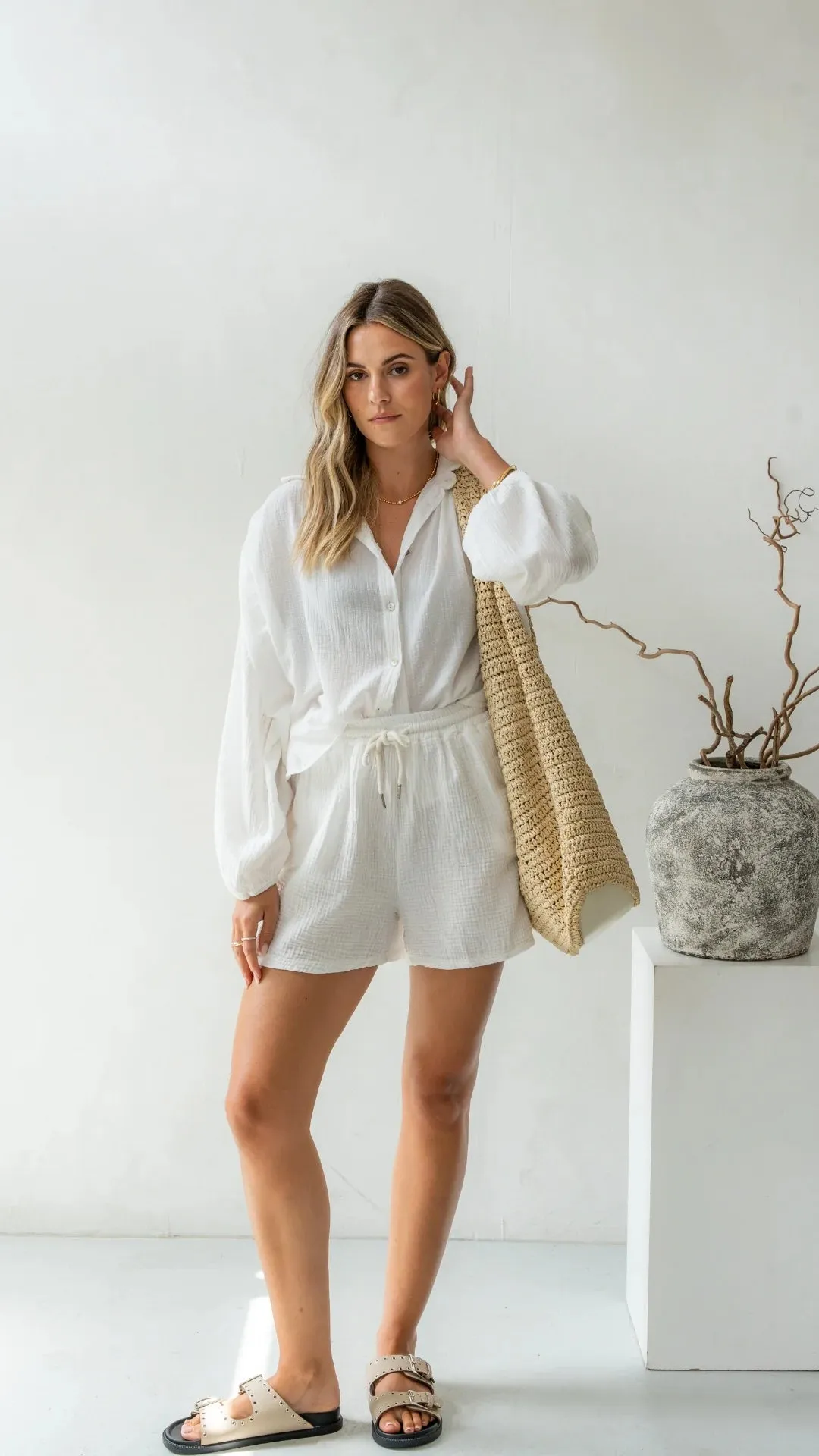 Aida Shirt-White