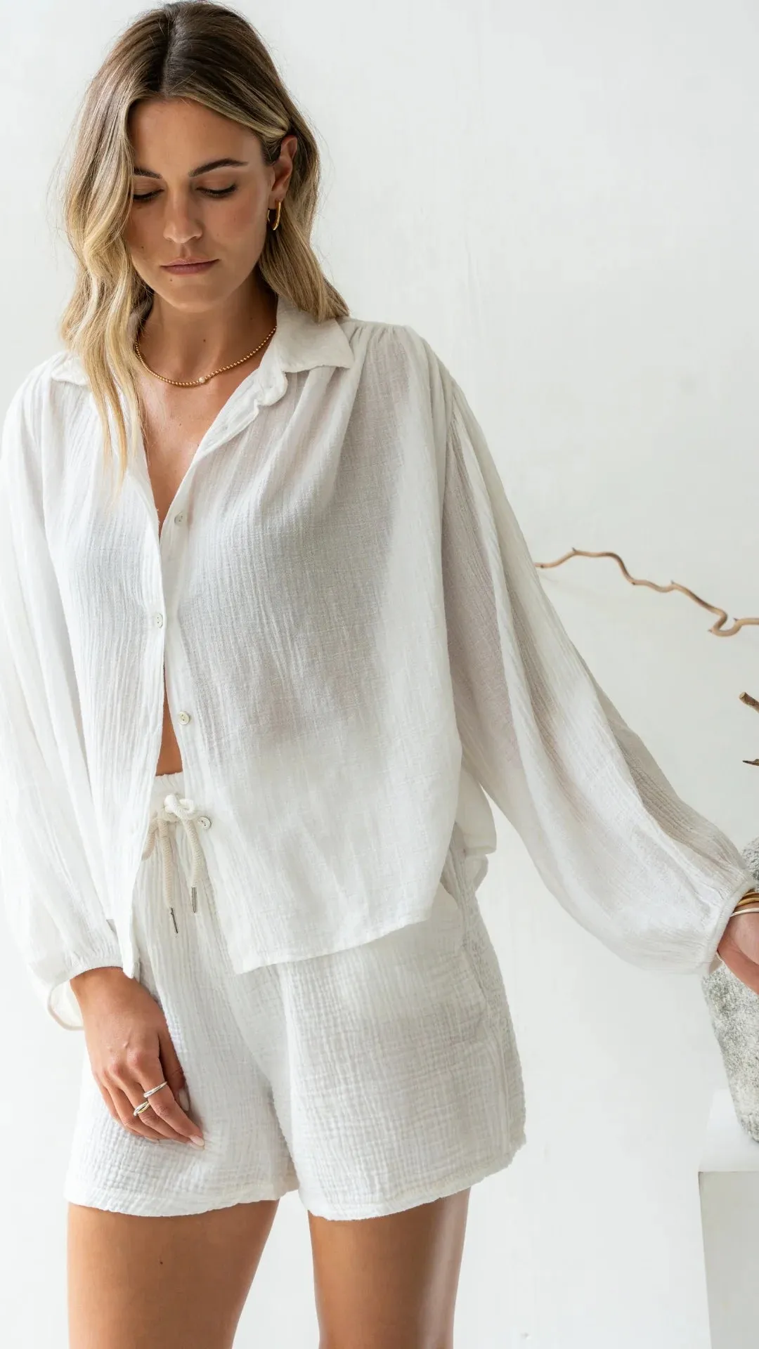 Aida Shirt-White