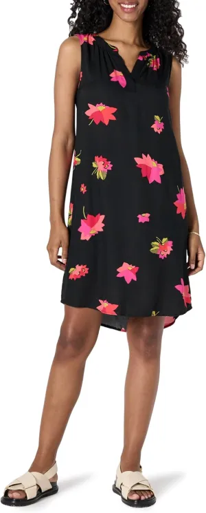 Amazon Essentials Women's Sleeveless Woven Shift Dress