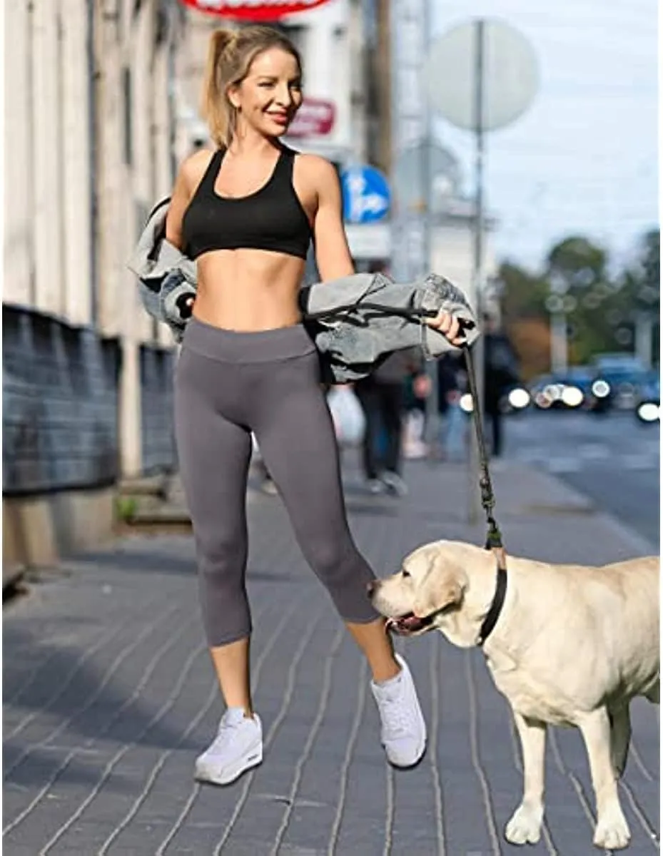 Aoliks Leggings with Pockets for Women - High Waist Tummy Control Yoga Pants Running Gym Workout Dance Pants