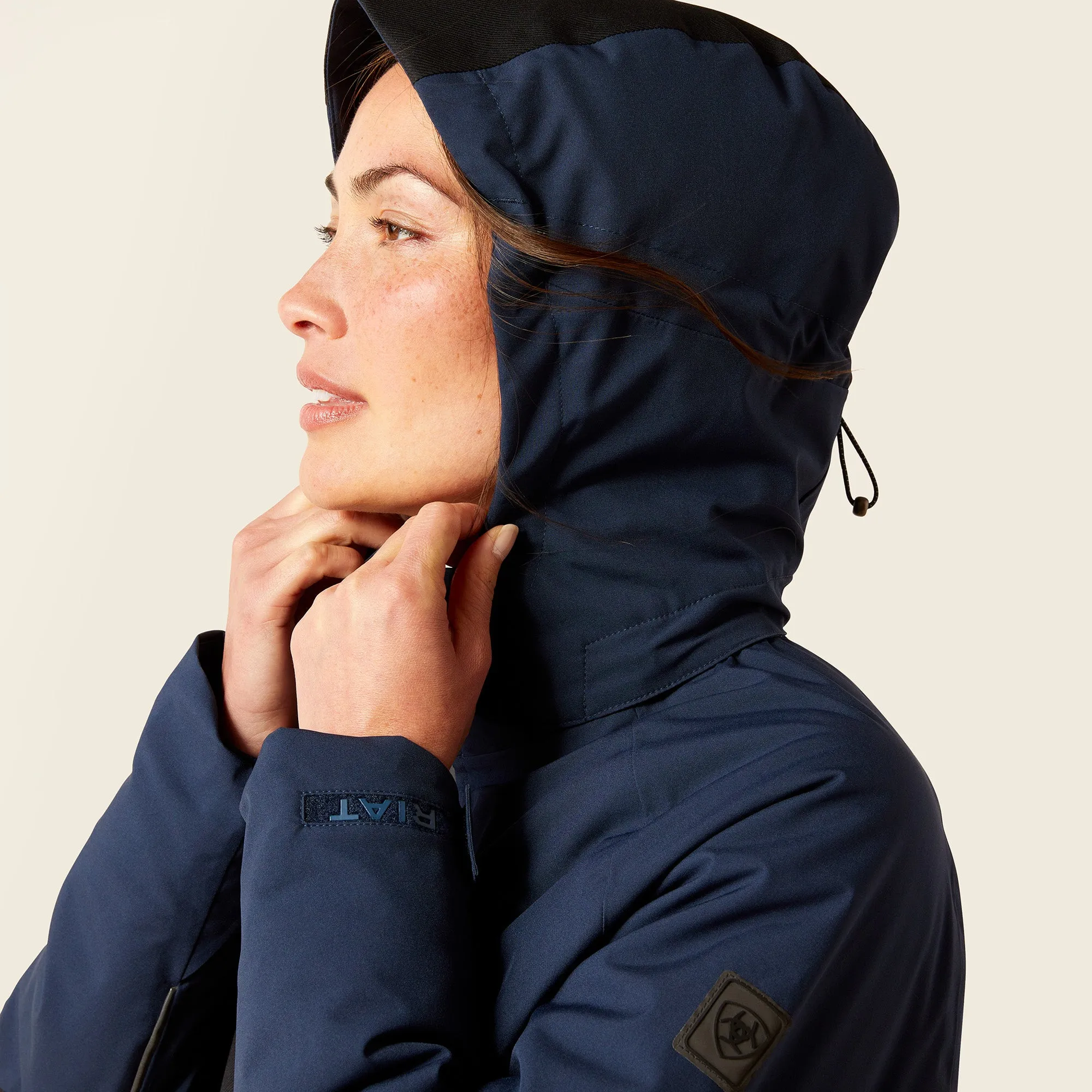 Ariat Ladies Valor H2o Jacket - Navy Colorblock