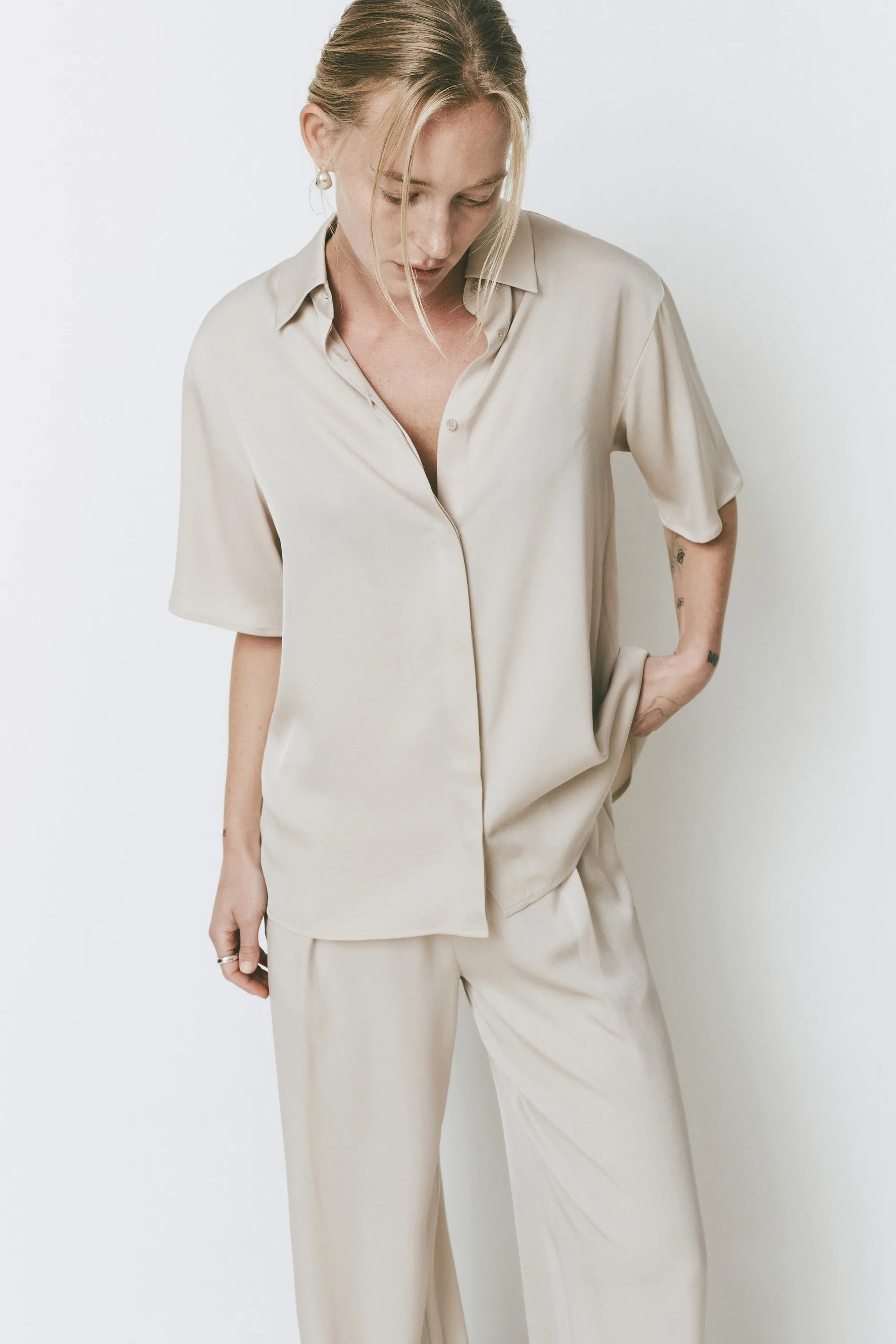 Atelier Satin Shirt