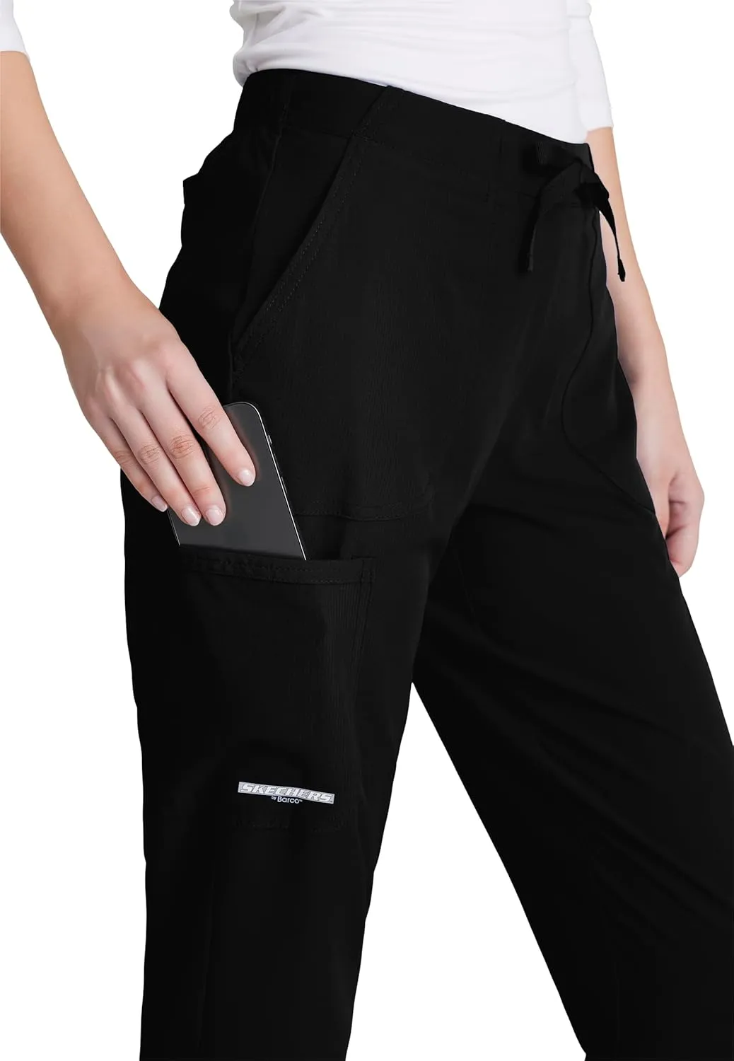 BARCO Skechers Vitality Charge Scrub Pant for Women - Mid-Rise Medical Pant, 4-Way Stretch Women's Scrub Pant