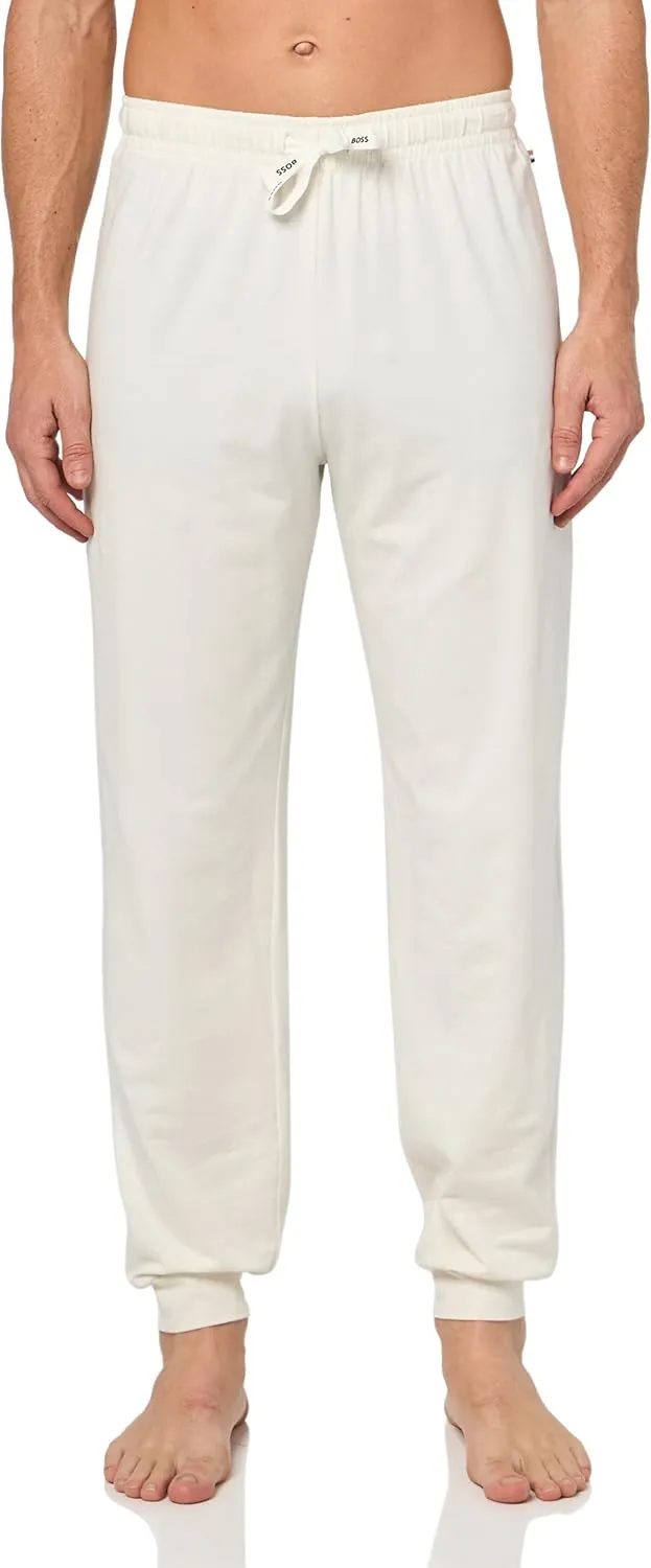 BOSS mens Jersey Cuffed Relaxed Fit Pajama Pants