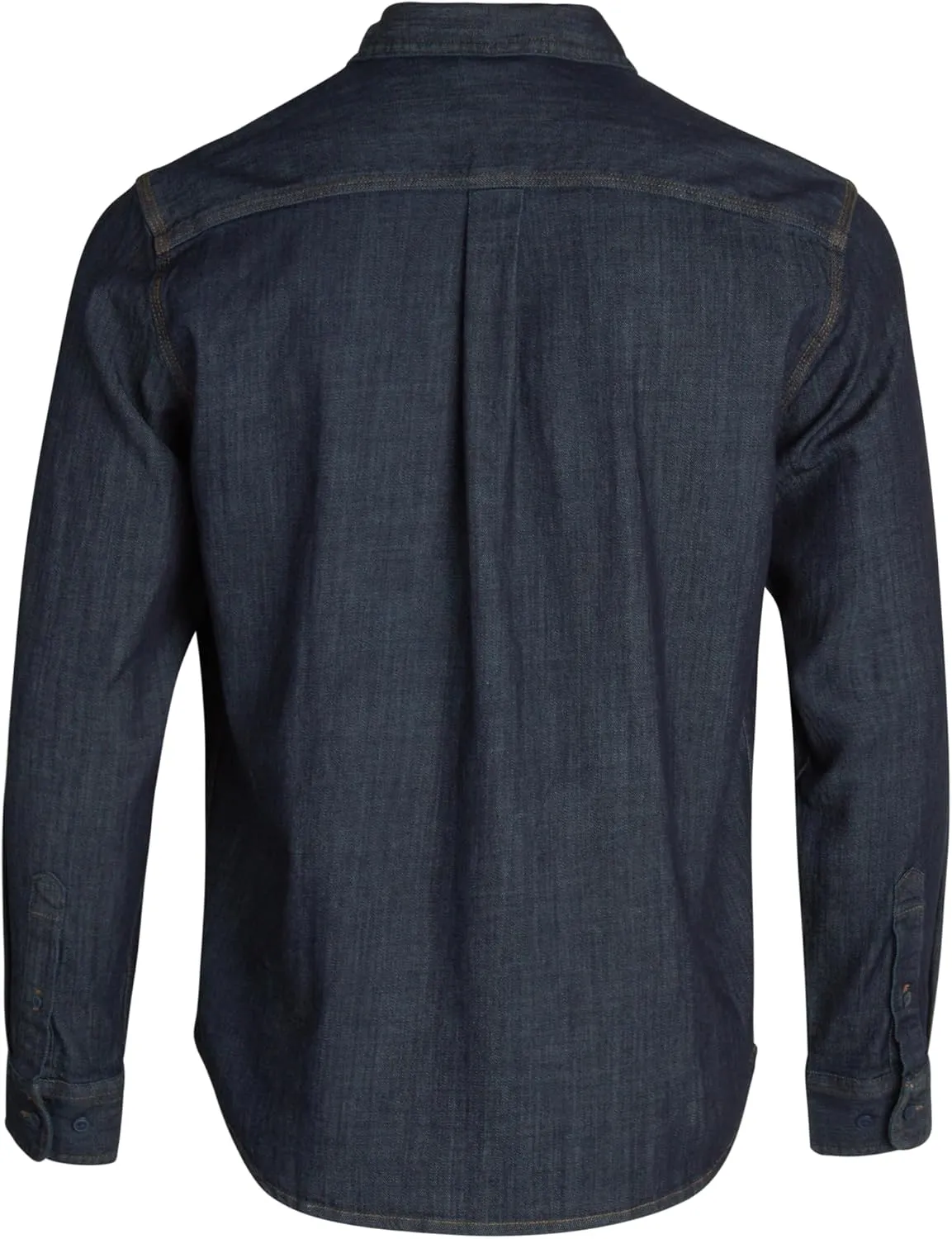 Chaps Mens Big and Tall Shirt - Comfort Stretch Button Down Denim Shirt - Long Sleeve Collared Shirt for Men, L-4X Big & Tall