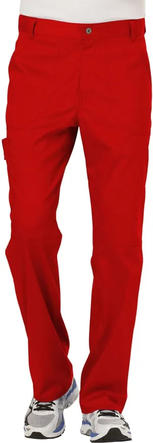 Cherokee Cargo Pants for Men Scrub, Modern Fit Inside Drawstring Bottom WW140