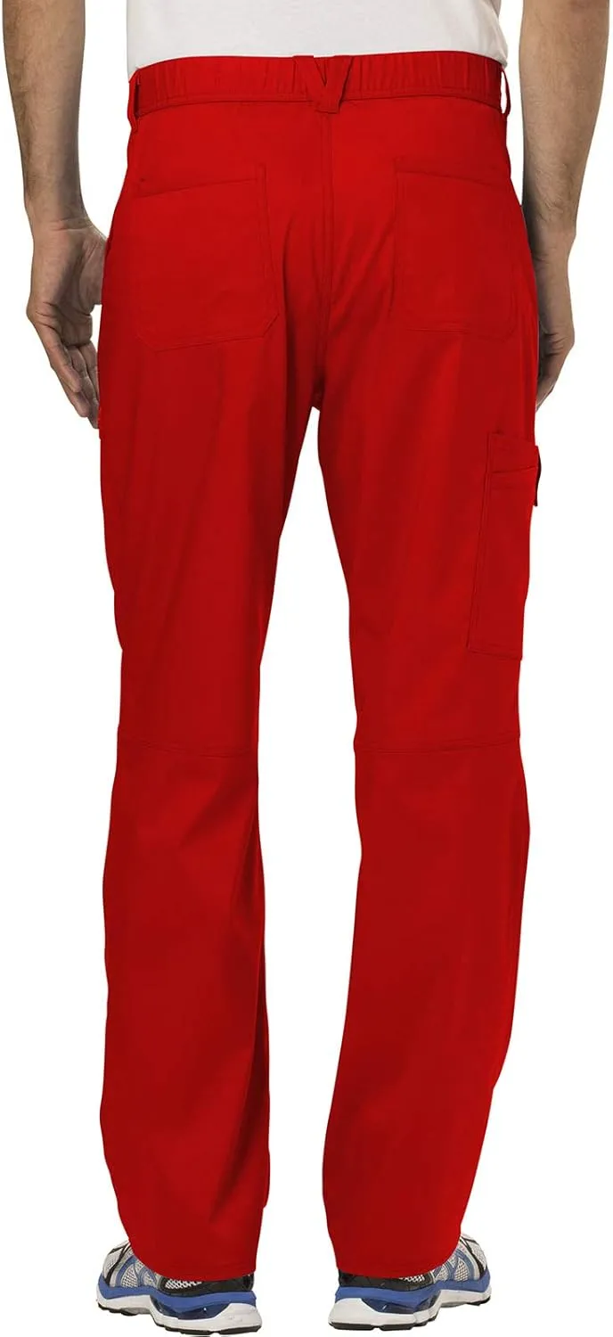 Cherokee Cargo Pants for Men Scrub, Modern Fit Inside Drawstring Bottom WW140