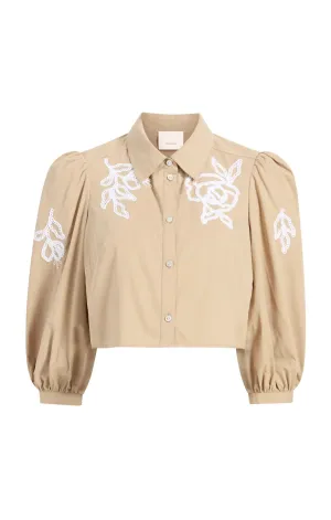 CINQ  SEPT TRAILING PEONIES TILDA TOP