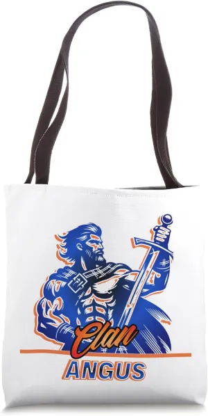 Clan Angus Warrior Heritage Design Tote Bag