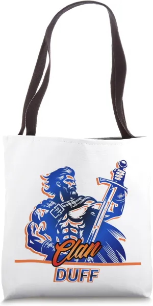 Clan Duff Warrior Heritage Design Tote Bag