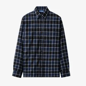 College Days Flannel Long Sleeve - Navy Black