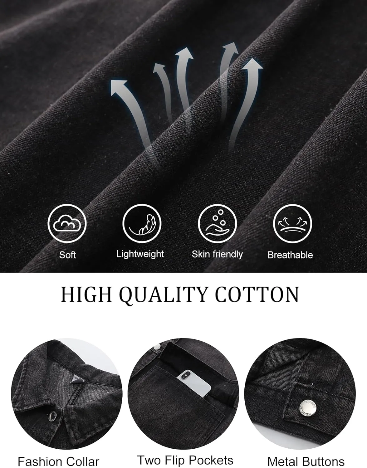COZYPOIN Womens Denim Vest Oversized Button Down Sleeveless Denim Jean Vest Trendy Vintage Jacket Waistcoat with Pockets