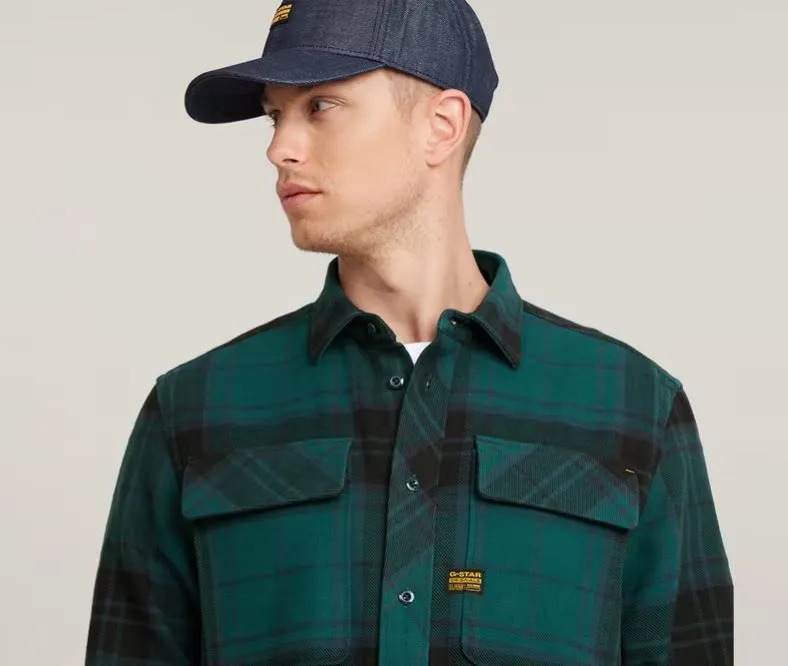 CPO Regular Shirt L/S - Bright Billet Green Luke Check