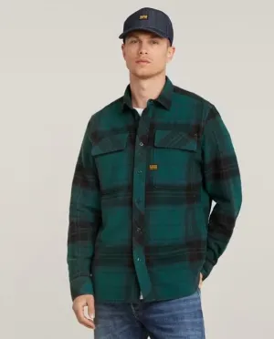 CPO Regular Shirt L/S - Bright Billet Green Luke Check