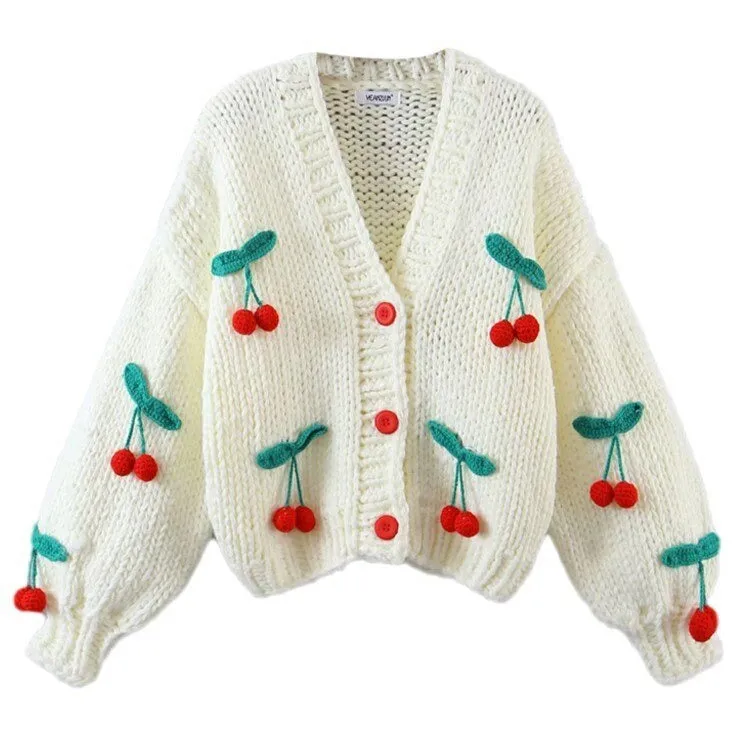 Crochet Tulip Chunky Knit Cardigan