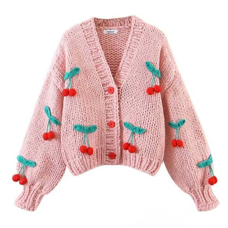 Crochet Tulip Chunky Knit Cardigan