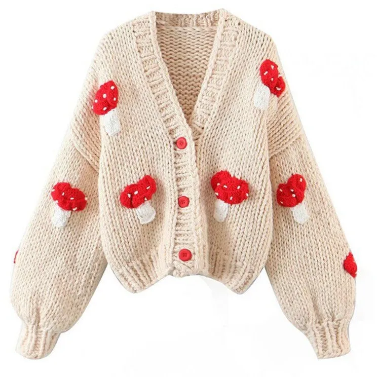 Crochet Tulip Chunky Knit Cardigan