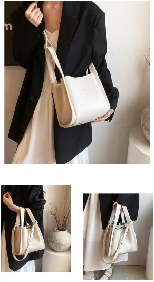 cross-body bag Soft Leather Crossbody Bucket Bag