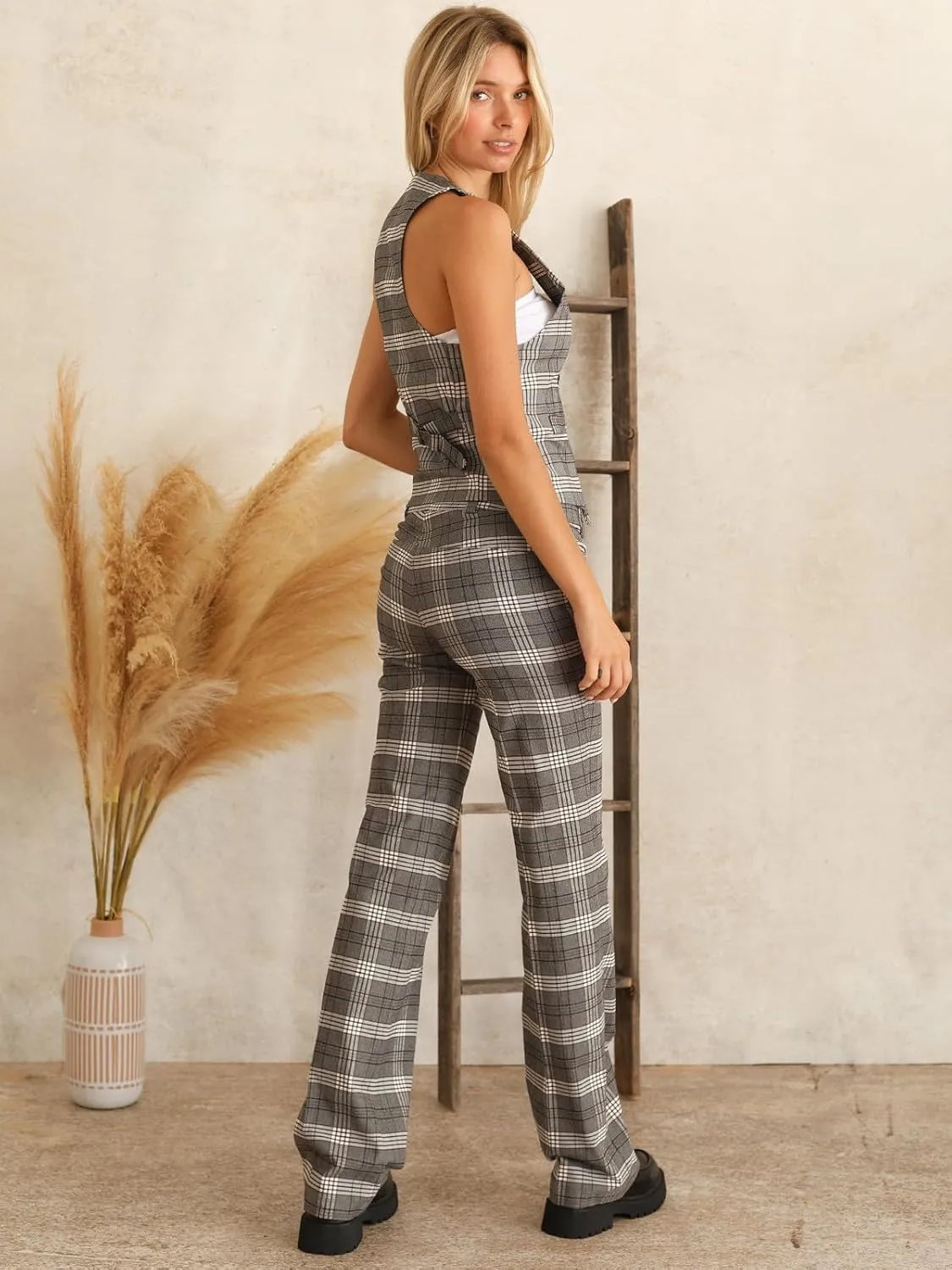 Design by Olivia Women's Ultra Stretch Comfy Millennium Bootcut Dress Pants Work Business Office Trousers