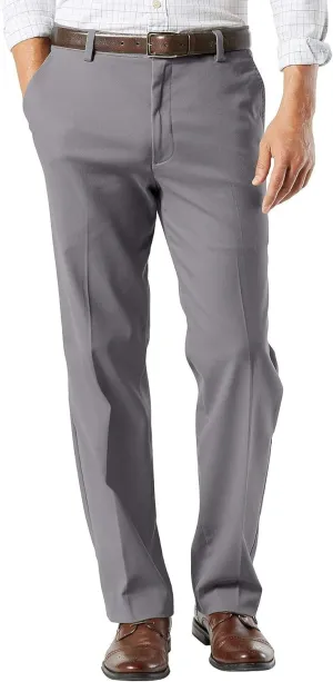 Dockers Men's Classic Fit Easy Khaki Pants (Standard and Big & Tall), Burma Grey, 48W x 30L