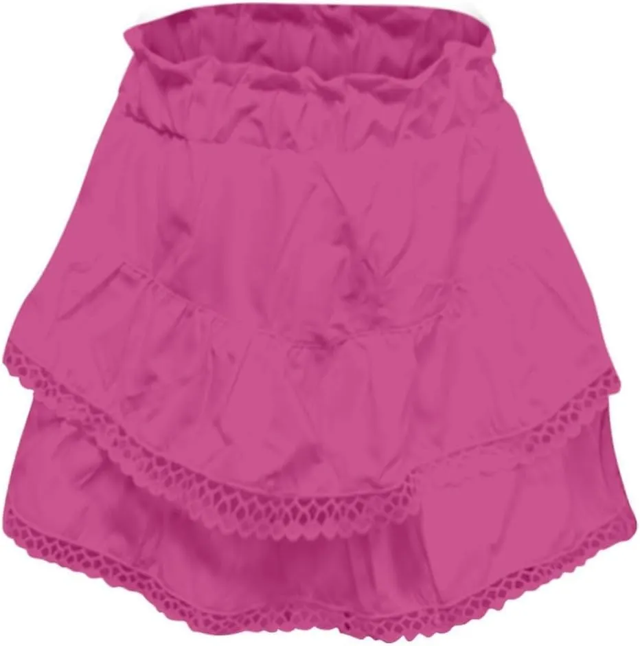 Flowy Shorts for Women Ruffle Skorts Mini Skirts High Waisted Teen Gilrs Tennis Skort Summer Chiffon Boho Skirts