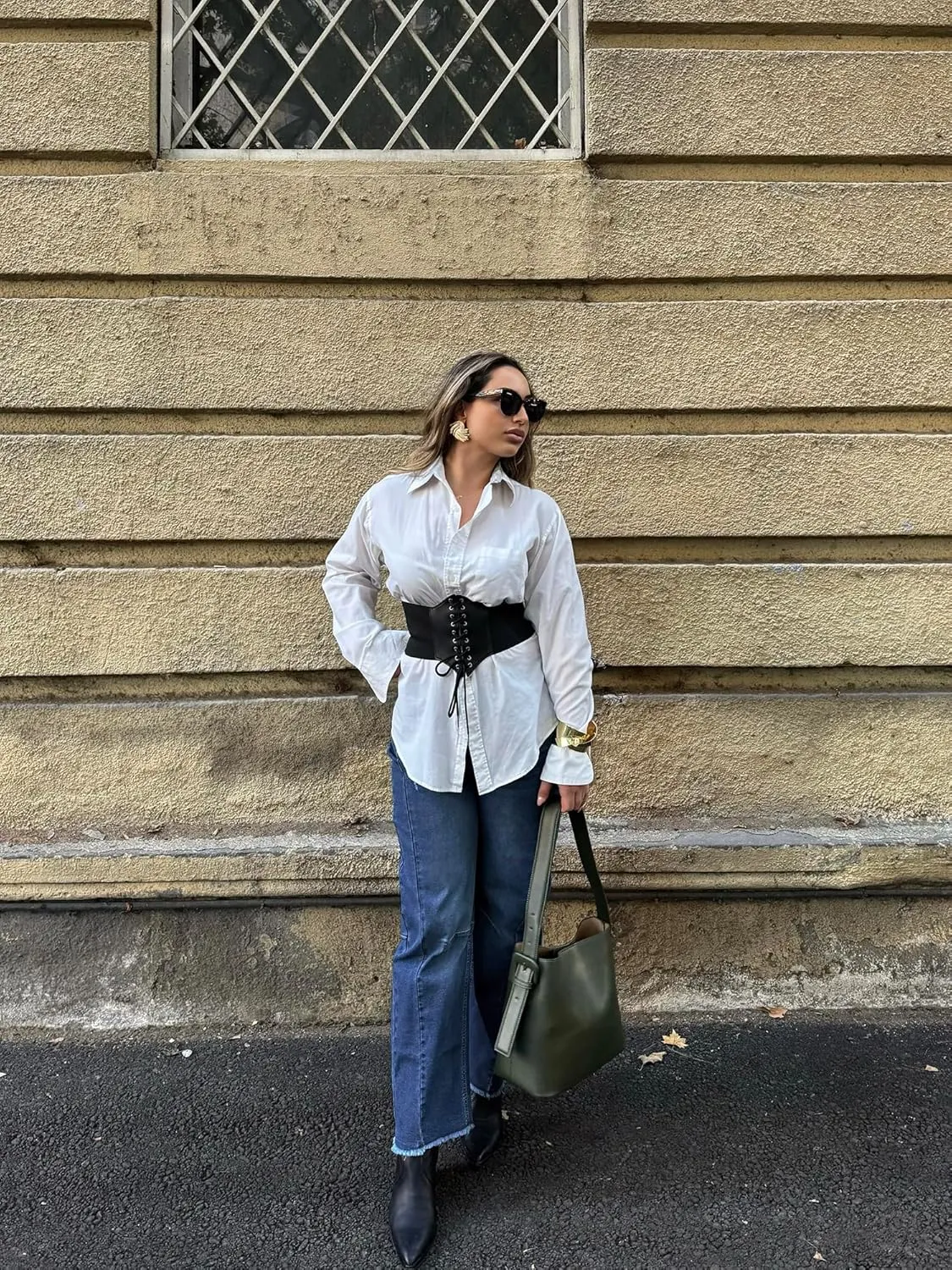 Genleck Barrel Jeans Women Wide Leg - Vintage Baggy Ripped Jeans Y2k Boyfriend Ankle Denim Pants