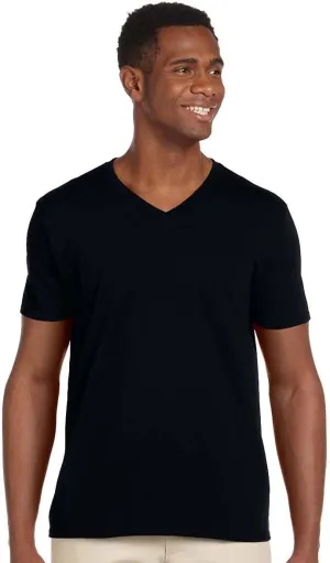 Gildan Men's Soft Style V-Neck T-Shirt