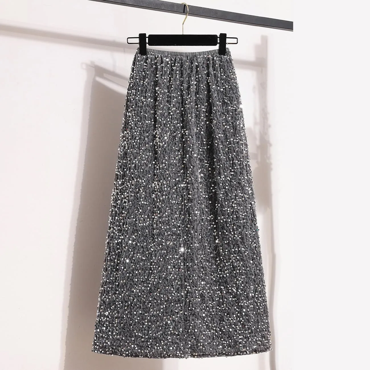 Glitter Skirts for Women Sequin Long Skirts for Girls Party Dresses