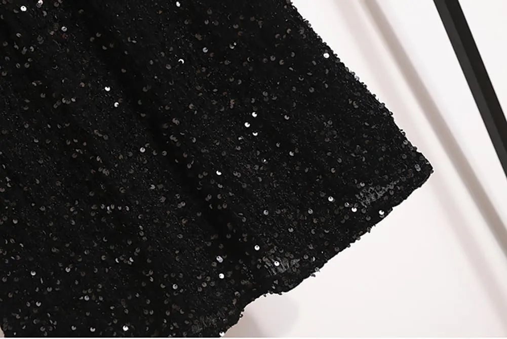 Glitter Skirts for Women Sequin Long Skirts for Girls Party Dresses