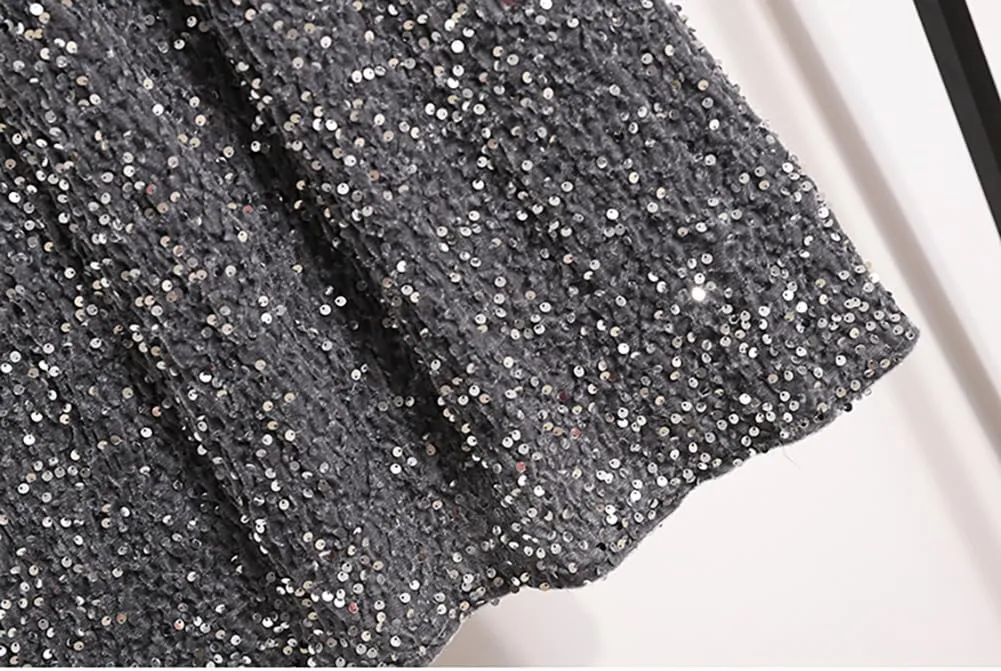 Glitter Skirts for Women Sequin Long Skirts for Girls Party Dresses