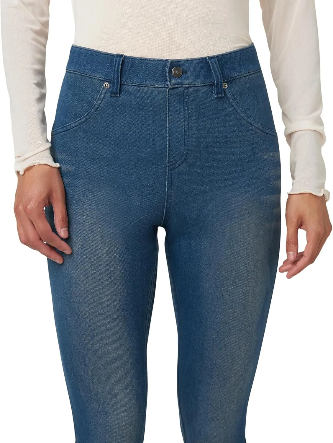 HUE Women's Ultra Soft High Waist Denim Leggings
