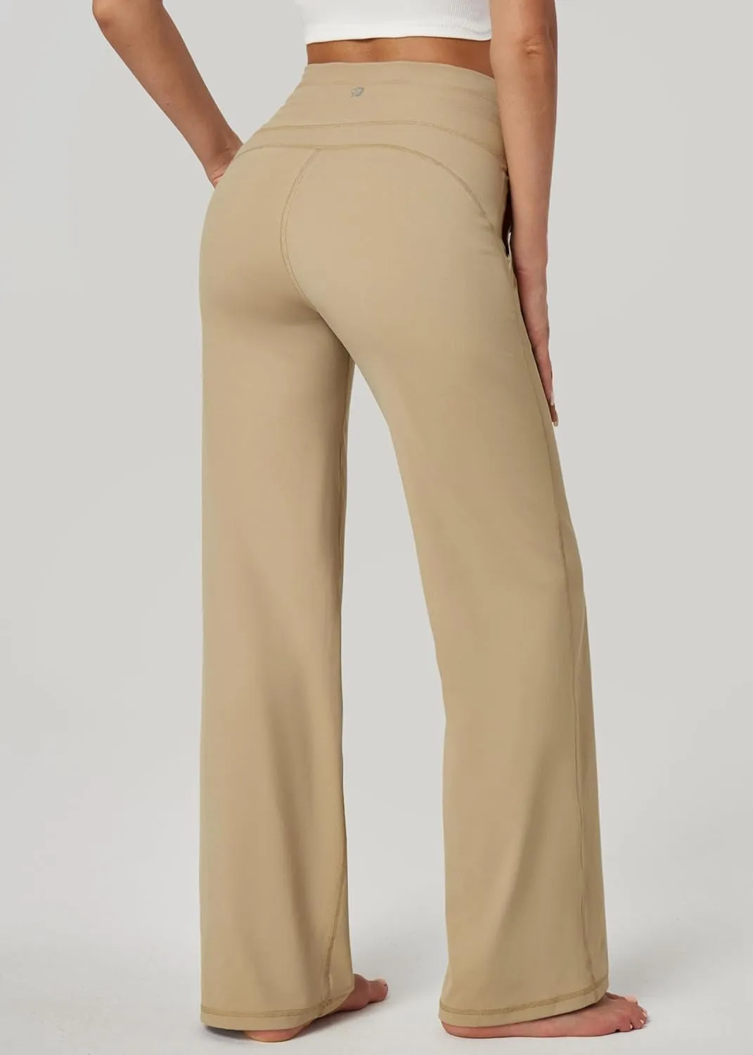 IUGA Wide Leg Yoga Pants for Women Sweatpants with Pockets Yoga Pants Flare Lounge Pants Loose High Waist Comfy Workout Dance
