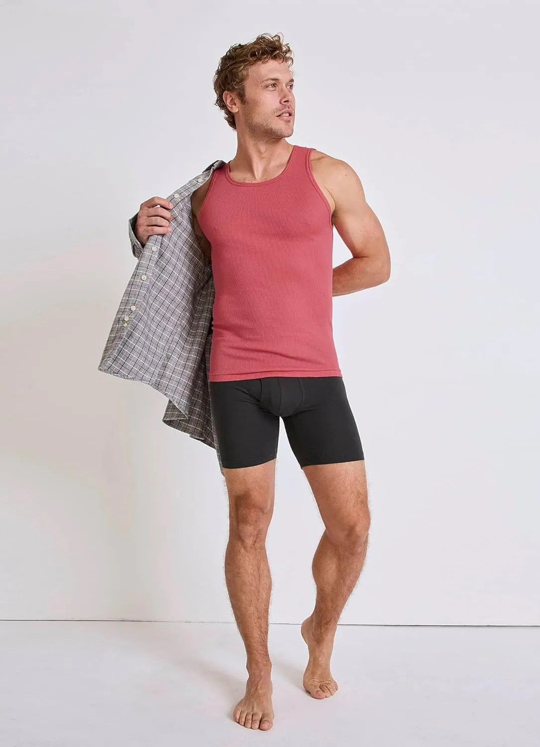 Jockey Men's Undershirt 100% Cotton A-Shirt Tank - 4 Pack
