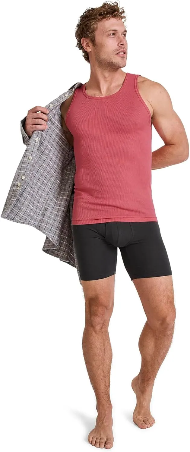 Jockey Men's Undershirt 100% Cotton A-Shirt Tank - 4 Pack