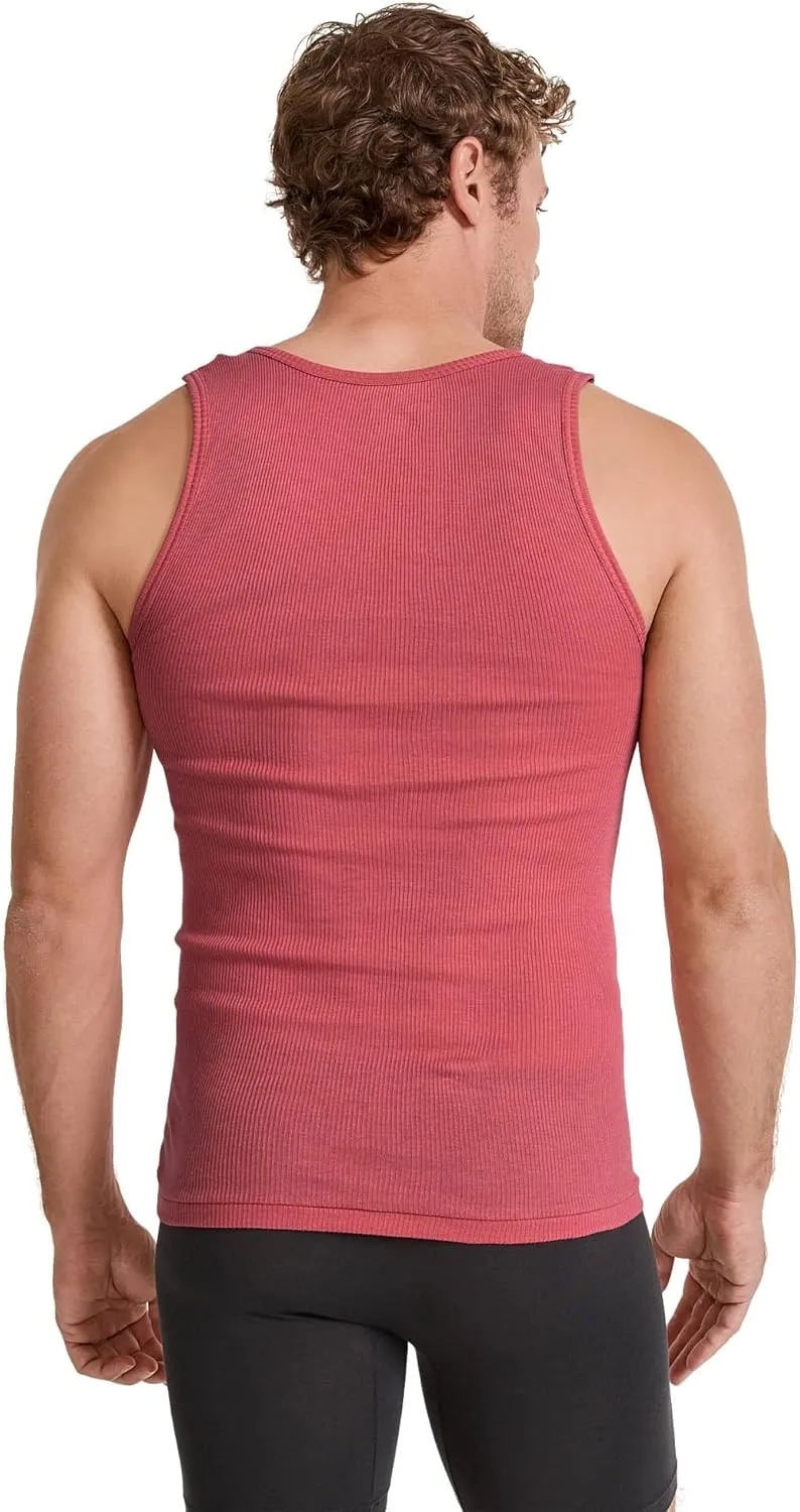 Jockey Men's Undershirt 100% Cotton A-Shirt Tank - 4 Pack
