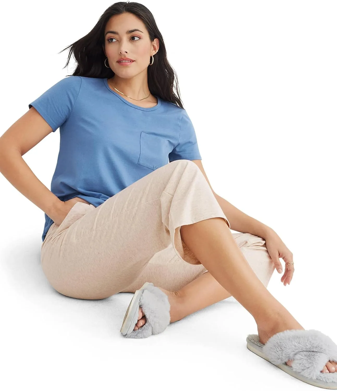 Jockey Women's Loungewear Soft Touch Luxe Crop Pant