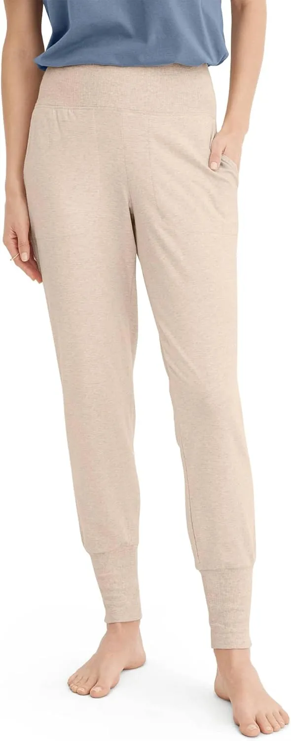 Jockey Women's Loungewear Soft Touch Luxe Foldover Jogger