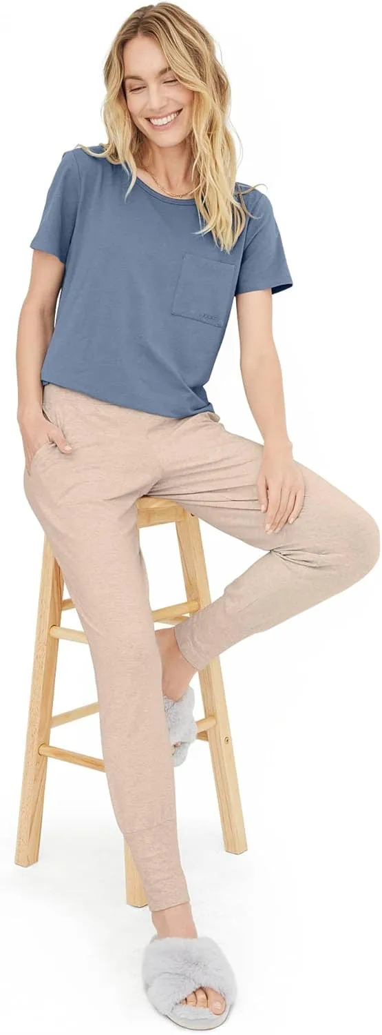 Jockey Women's Loungewear Soft Touch Luxe Foldover Jogger