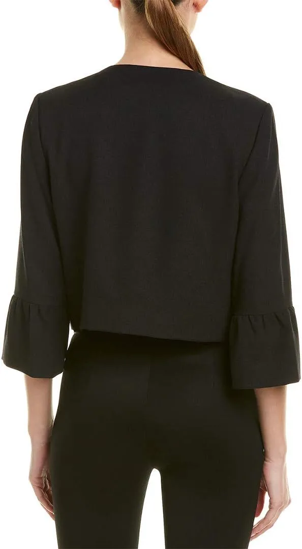 Karl Lagerfeld Paris Women's Cropped Bell Sleeve Jacket