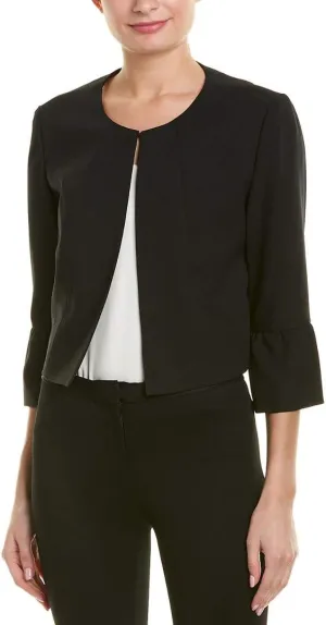 Karl Lagerfeld Paris Women's Cropped Bell Sleeve Jacket