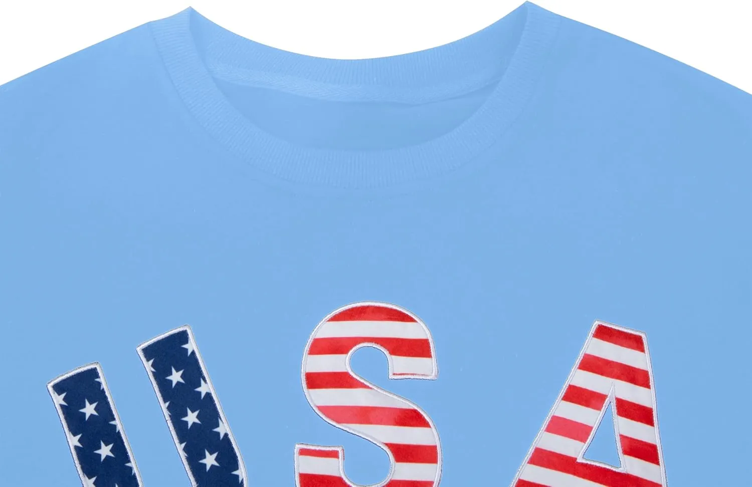 KIDDAD USA Sweatshirts for Women: American Flag Patch Sweatshirt 4th of July Shirt Patriotic Star Graphic Pullover Tops