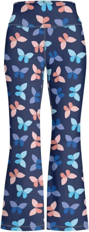 Kids Flare Pants Youth Yoga Dance High Waist Girls Bootcut Sweatpants