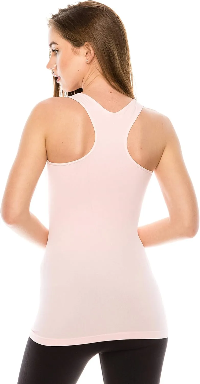 Kurve Seamless Supersoft Racerback Tank, UV Protective Fabric UPF 50  (Made with Love in The USA)