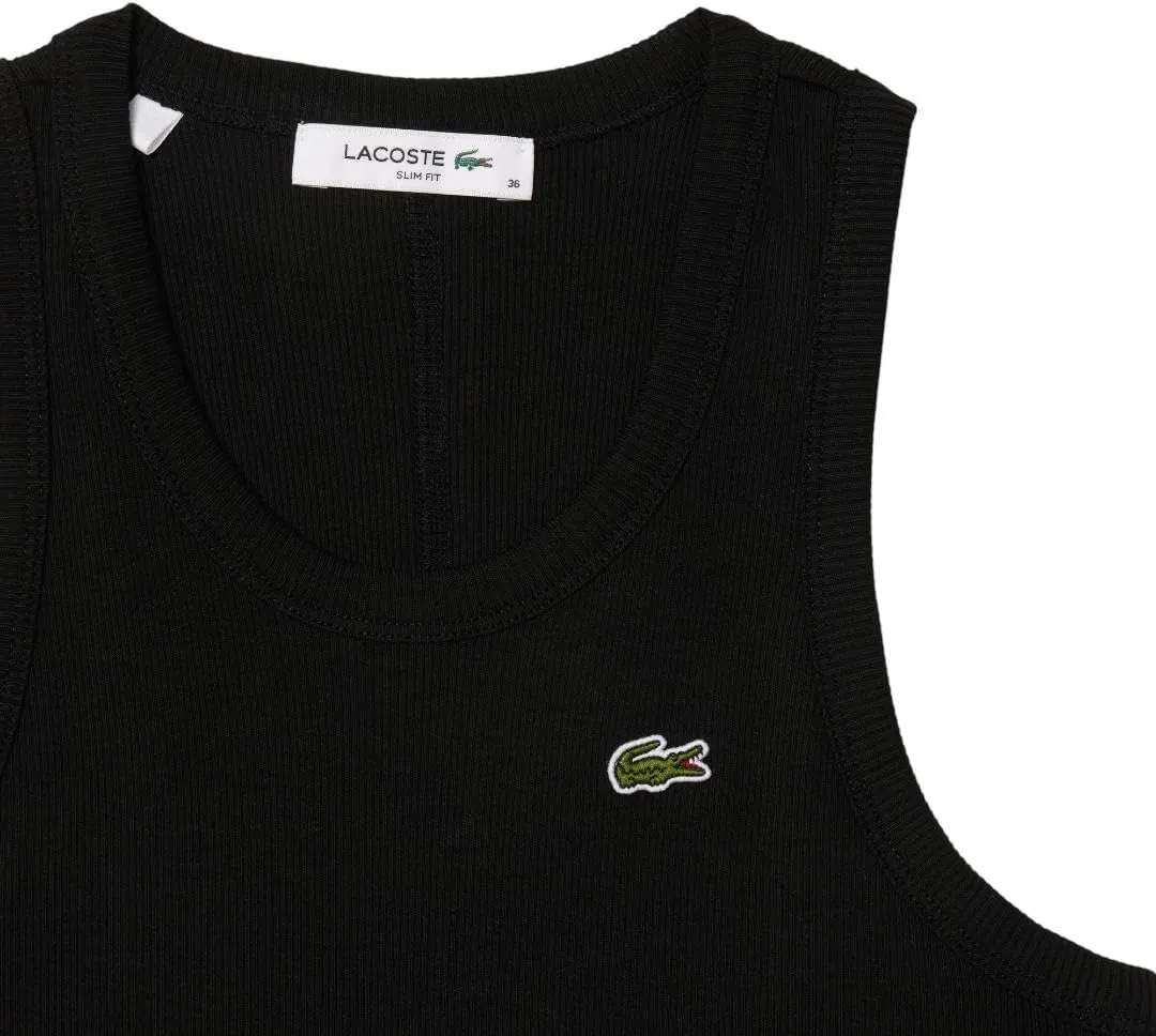 Lacoste Women's Slim Fit Cotton Tank Top